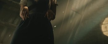 Movie still from “David Bowie - Blackstar” (2015), directed by Johan Renck – Medium shot, Low angle