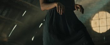 Movie still from “David Bowie - Blackstar” (2015), directed by Johan Renck – Medium shot, Low angle