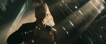 Movie still from “David Bowie - Blackstar” (2015), directed by Johan Renck – Close Up shot, Low angle