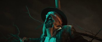 Movie still from “David Bowie - Blackstar” (2015), directed by Johan Renck – Close Up shot, Low angle