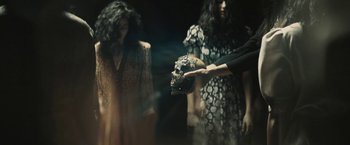 Movie still from “David Bowie - Blackstar” (2015), directed by Johan Renck – Extreme Close Up shot, Low angle