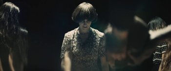 Movie still from “David Bowie - Blackstar” (2015), directed by Johan Renck – Medium shot, High angle