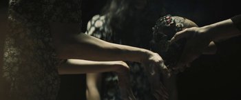 Movie still from “David Bowie - Blackstar” (2015), directed by Johan Renck – Extreme Close Up shot, Low angle