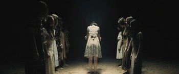 Movie still from “David Bowie - Blackstar” (2015), directed by Johan Renck – Wide shot, High angle