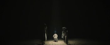 Movie still from “David Bowie - Blackstar” (2015), directed by Johan Renck – Extreme Wide shot, High angle