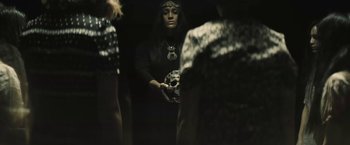 Movie still from “David Bowie - Blackstar” (2015), directed by Johan Renck – Medium shot, Over the shoulder angle