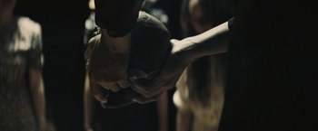 Movie still from “David Bowie - Blackstar” (2015), directed by Johan Renck – Extreme Close Up shot, Overhead angle