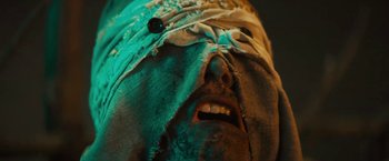 Movie still from “David Bowie - Blackstar” (2015), directed by Johan Renck – Extreme Close Up shot, Overhead angle