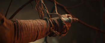 Movie still from “David Bowie - Blackstar” (2015), directed by Johan Renck – Extreme Close Up shot, Overhead angle