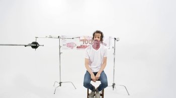 Movie still from “Darwin Deez - The Mess She Made” (2015), directed by Oscar Hudson – Medium shot, High angle