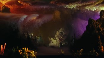 Movie still from “Joanna Newsom - Divers” (2015), directed by Paul Thomas Anderson – Extreme Close Up shot, Low angle