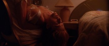 Movie still from “Florence & The Machine - Delilah” (2015), directed by Vincent Haycock – Medium shot, Low angle