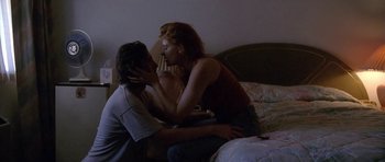 Movie still from “Florence & The Machine - Delilah” (2015), directed by Vincent Haycock – Medium shot, Low angle