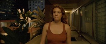 Movie still from “Florence & The Machine - Delilah” (2015), directed by Vincent Haycock – Medium shot, Low angle