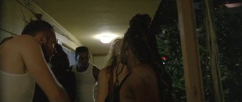 Movie still from “Florence & The Machine - Delilah” (2015), directed by Vincent Haycock – Medium shot, Low angle