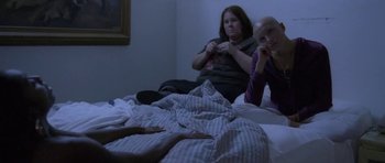 Movie still from “Florence & The Machine - Delilah” (2015), directed by Vincent Haycock – Medium shot, High angle