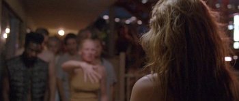 Movie still from “Florence & The Machine - Delilah” (2015), directed by Vincent Haycock – Close Up shot, Over the shoulder angle