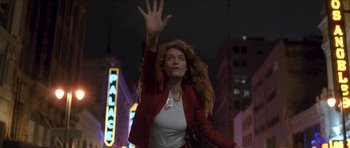 Movie still from “Florence & The Machine - Delilah” (2015), directed by Vincent Haycock – Medium shot, Low angle