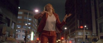 Movie still from “Florence & The Machine - Delilah” (2015), directed by Vincent Haycock – Medium shot, Low angle