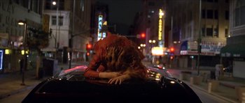 Movie still from “Florence & The Machine - Delilah” (2015), directed by Vincent Haycock – Medium shot, Low angle