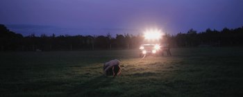 Movie still from “Gilligan Moss - Ceremonial” (2015), directed by Oscar Hudson – Wide shot, High angle