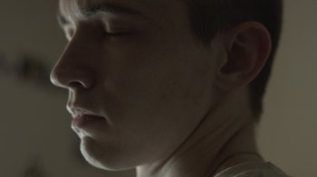 Movie still from “Cold Specks - Neuroplasticity” (2015), directed by Young Replicant – Extreme Close Up shot, Low angle