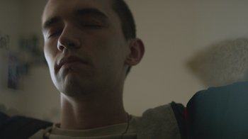 Movie still from “Cold Specks - Neuroplasticity” (2015), directed by Young Replicant – Extreme Close Up shot, Low angle