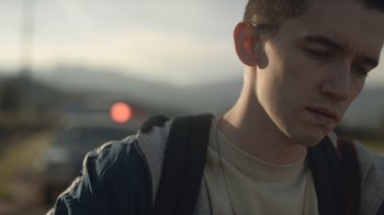 Movie still from “Cold Specks - Neuroplasticity” (2015), directed by Young Replicant – Close Up shot, Low angle