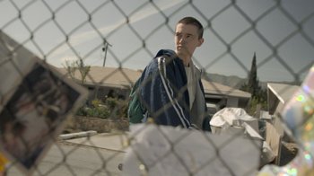 Movie still from “Cold Specks - Neuroplasticity” (2015), directed by Young Replicant – Medium shot, Over the shoulder angle