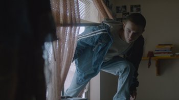 Movie still from “Cold Specks - Neuroplasticity” (2015), directed by Young Replicant – Medium shot, Low angle