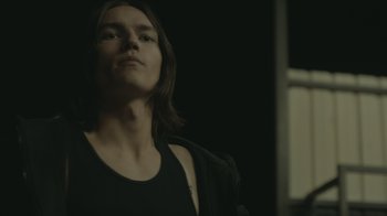 Movie still from “Cold Specks - Neuroplasticity” (2015), directed by Young Replicant – Close Up shot, Low angle