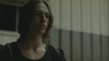 Movie still from “Cold Specks - Neuroplasticity” (2015), directed by Young Replicant – Close Up shot, Low angle