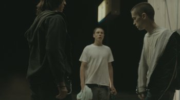 Movie still from “Cold Specks - Neuroplasticity” (2015), directed by Young Replicant – Medium shot, Low angle