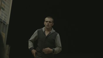 Movie still from “Cold Specks - Neuroplasticity” (2015), directed by Young Replicant – Medium shot, Low angle