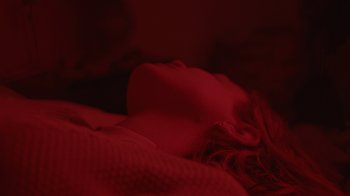 Movie still from “Cold Specks - Neuroplasticity” (2015), directed by Young Replicant – Extreme Close Up shot, High angle