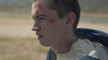 Movie still from “Cold Specks - Neuroplasticity” (2015), directed by Young Replicant – Close Up shot, Low angle