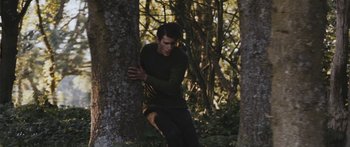 Movie still from “Alt-J - Hunger of the Pine” (2015), directed by Nabil Elderkin – Medium shot, Low angle