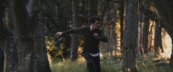 Movie still from “Alt-J - Hunger of the Pine” (2015), directed by Nabil Elderkin – Medium shot, Over the shoulder angle