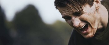 Movie still from “Alt-J - Hunger of the Pine” (2015), directed by Nabil Elderkin – Extreme Close Up shot, Low angle