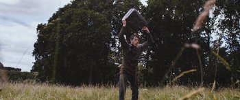 Movie still from “Alt-J - Hunger of the Pine” (2015), directed by Nabil Elderkin – Wide shot, Low angle