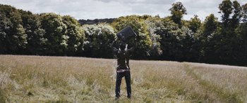 Movie still from “Alt-J - Hunger of the Pine” (2015), directed by Nabil Elderkin – Wide shot, Low angle