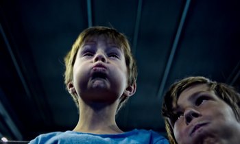 Movie still from “Sheep Dog & Wolf - Breathe” (2015), directed by Thunderlips – Close Up shot, Low angle