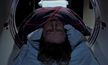 Movie still from “Sheep Dog & Wolf - Breathe” (2015), directed by Thunderlips – Medium shot, Overhead angle