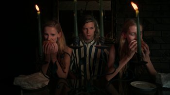 Movie still from “The Leers - I Can’t Cope” (2015), directed by Thunderlips – Medium shot, High angle