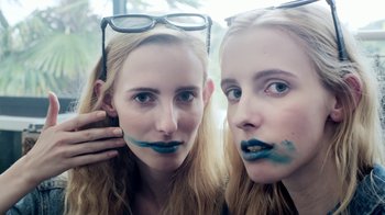 Movie still from “The Leers - I Can’t Cope” (2015), directed by Thunderlips – Close Up shot, High angle