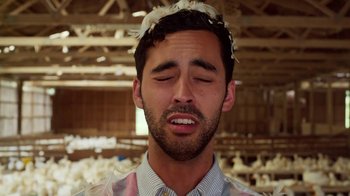 Movie still from “The Leers - I Can’t Cope” (2015), directed by Thunderlips – Close Up shot, Overhead angle
