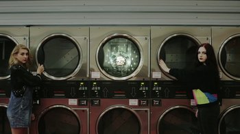 Movie still from “The Leers - I Can’t Cope” (2015), directed by Thunderlips – Wide shot, Low angle