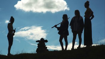Movie still from “The Leers - I Can’t Cope” (2015), directed by Thunderlips – Wide shot, Low angle