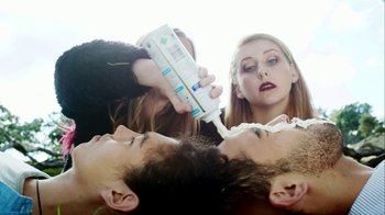 Movie still from “The Leers - I Can’t Cope” (2015), directed by Thunderlips – Extreme Close Up shot, Overhead angle