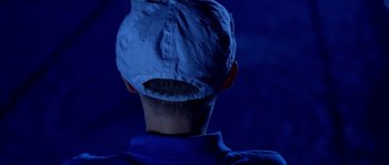 Movie still from “LarzRanda - Lifeguard” (2015), directed by Thunderlips – Close Up shot, Overhead angle